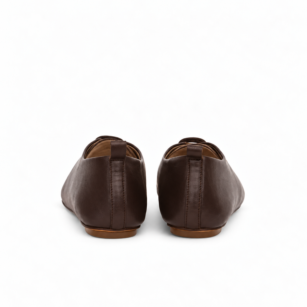 PRECOMMANDE LIVRAISON NOVEMBRE : Richelieu Adèle en cuir de veau souple chocolat