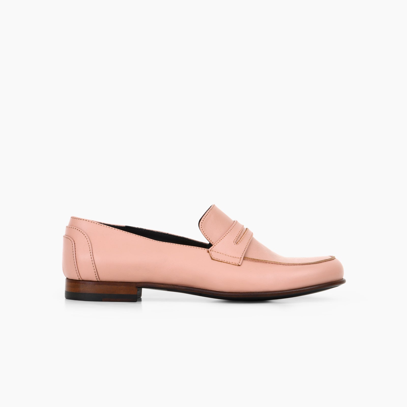 Mocassin Serge en veau lisse pêche - Édition collector spéciale 18 ans