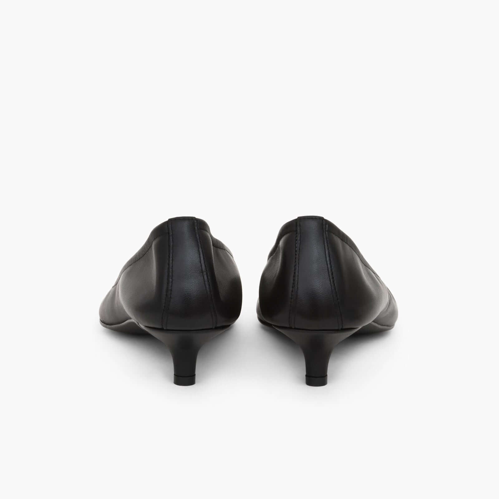 Escarpins Alice en cuir de veau souple Noir