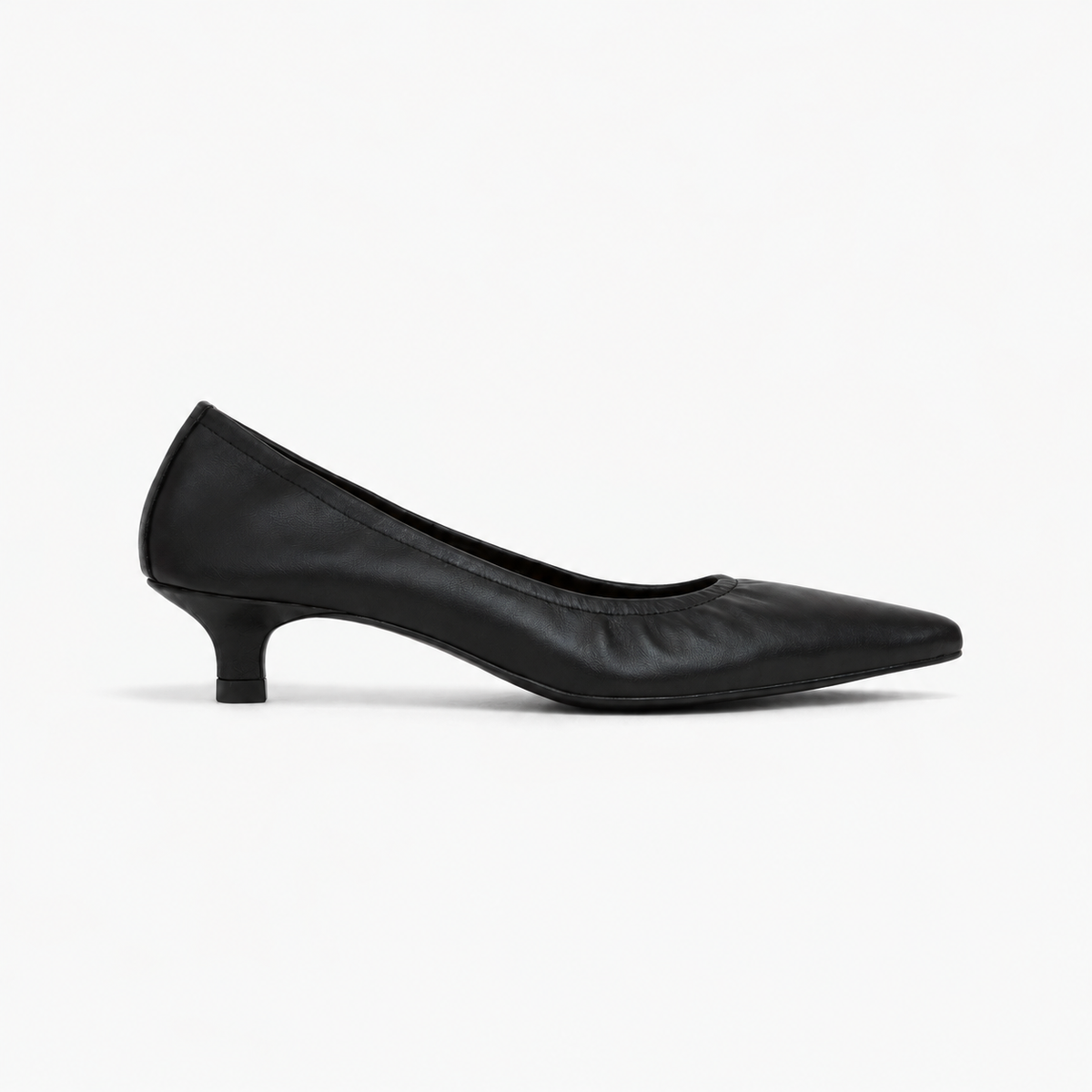 Escarpins Alice en cuir de veau souple Noir