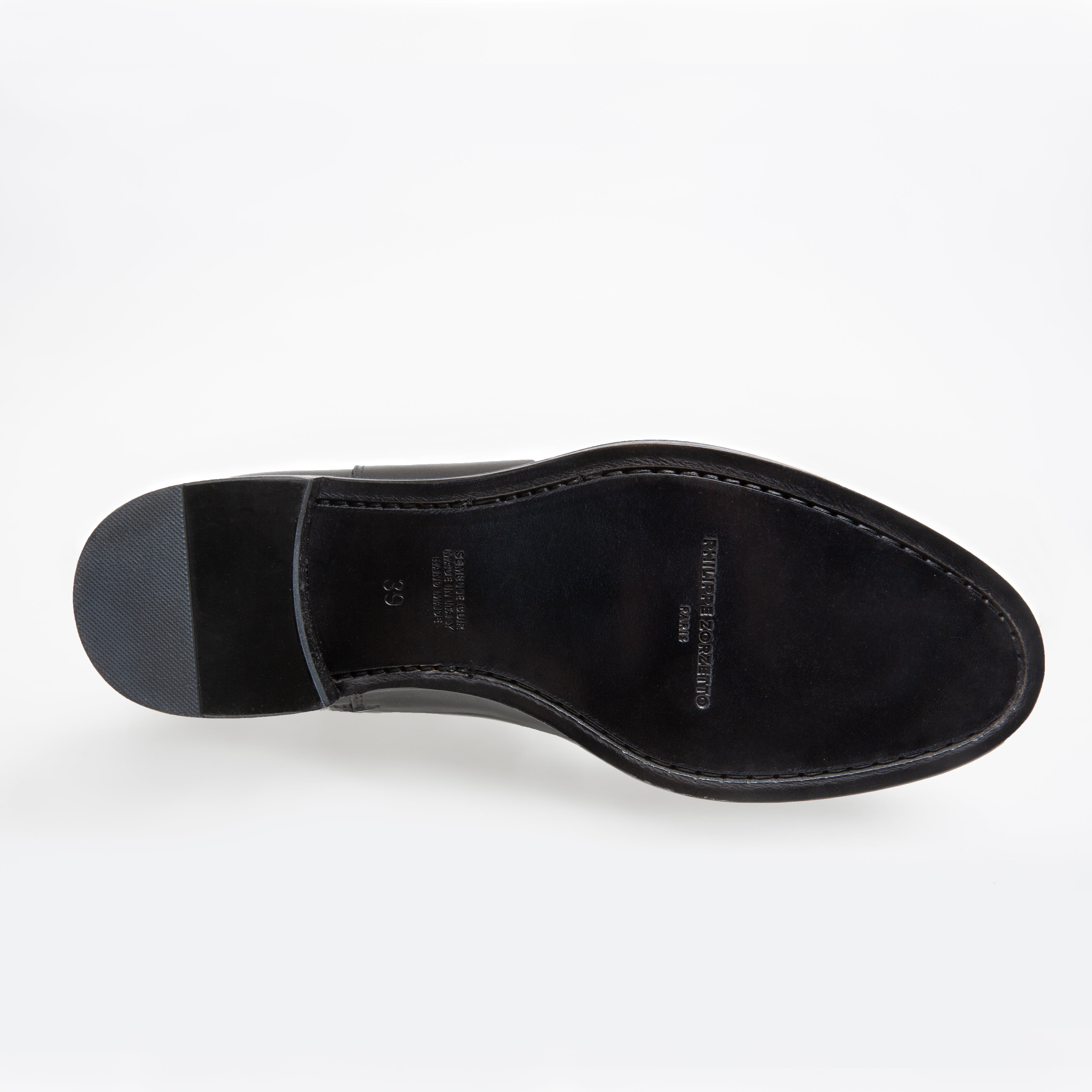 Bottine Jonathan en veau velours bleu