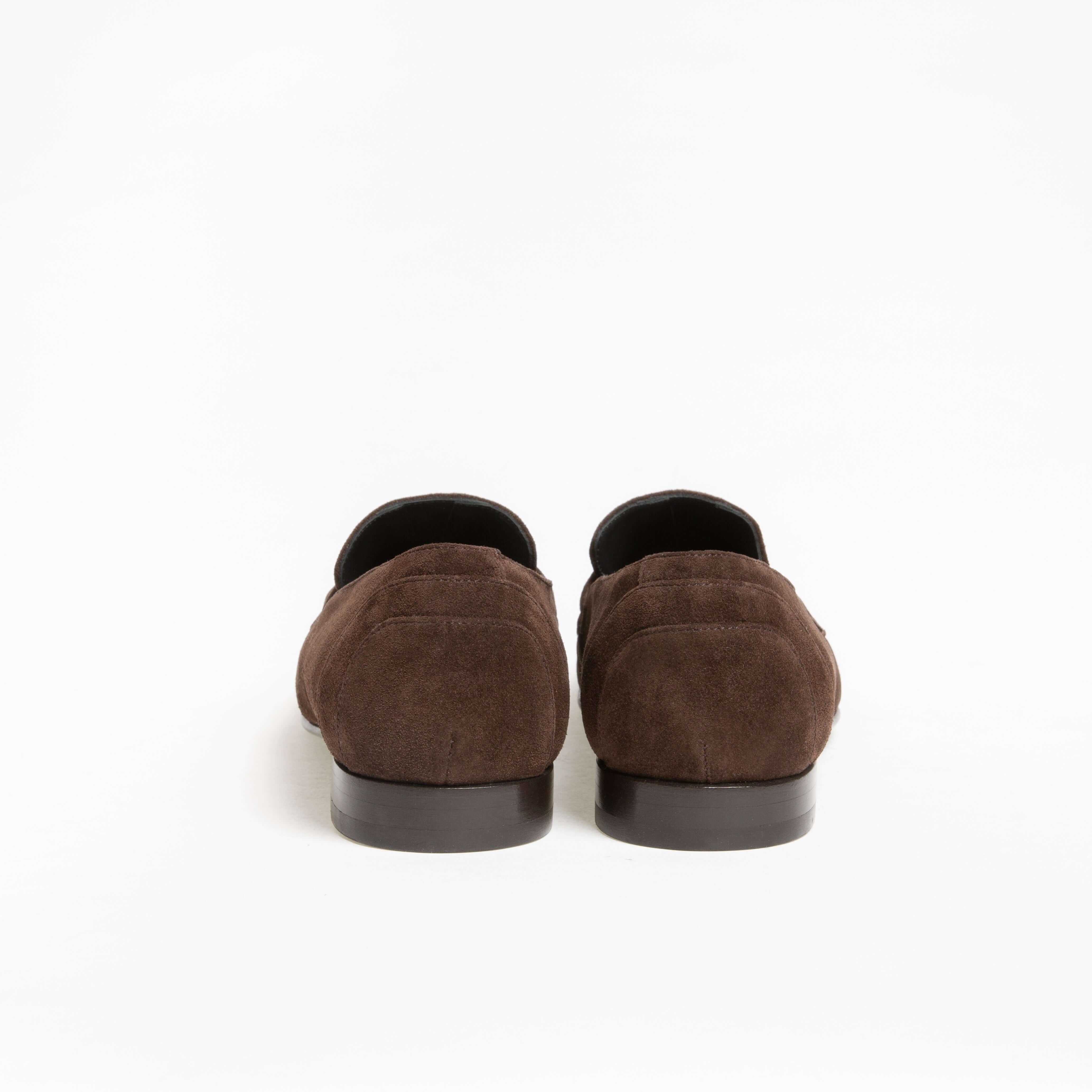 Mocassin Serge en veau velours chocolat