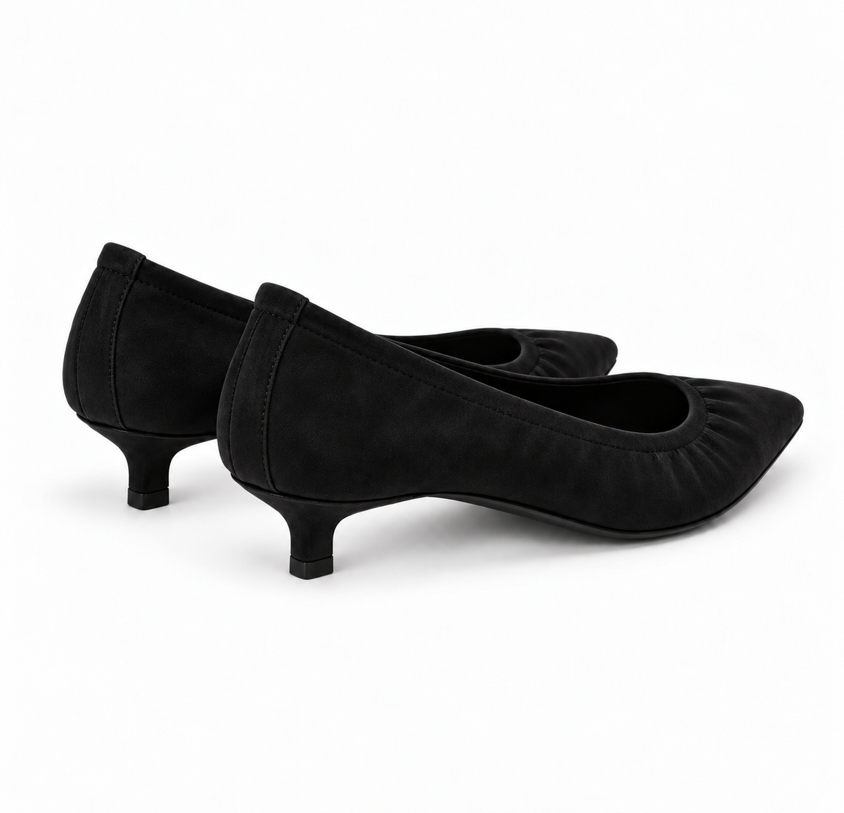 PRECOMMANDE LIVRAISON NOVEMBRE : Escarpins Alice en veau velours noir